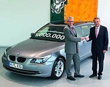 Übergabe des ein millionsten BMW mit EfficientDynamics.